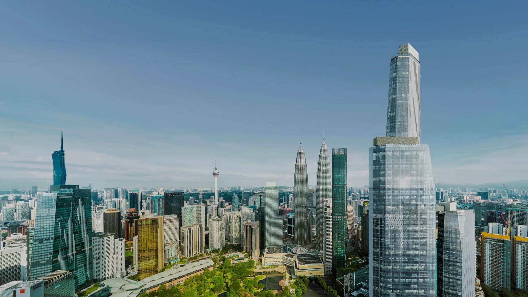 Jewel by Oxley tower beside KLCC Park and Petronas Twin Towers