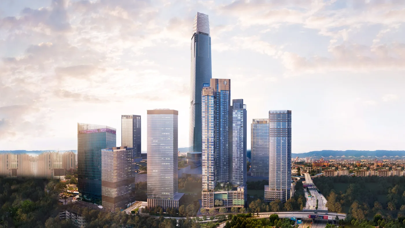 TRX 敦拉萨国际贸易中心内的 Core Residence 大楼