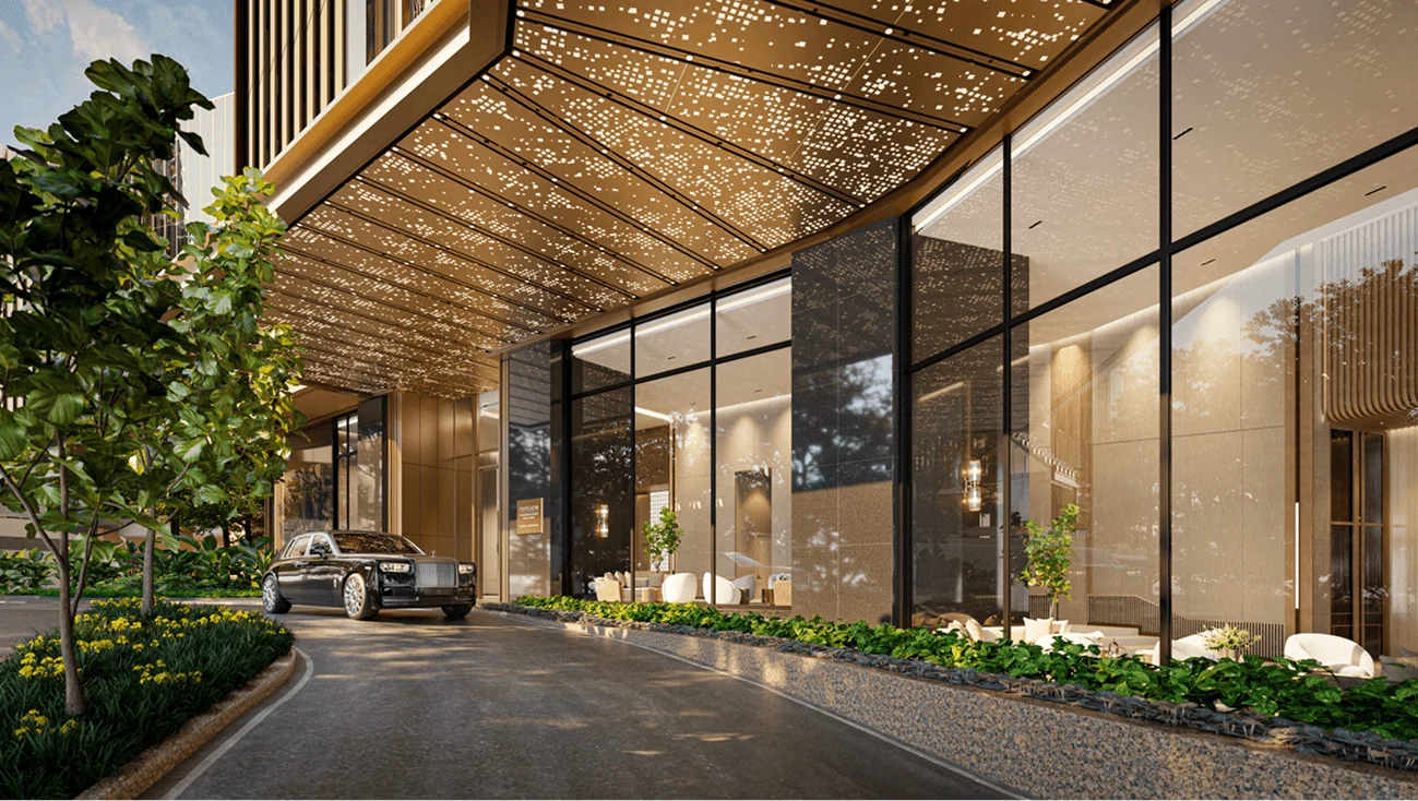 柏威年白沙罗高原 Imperial Residences 帝国私邸私人迎宾入口